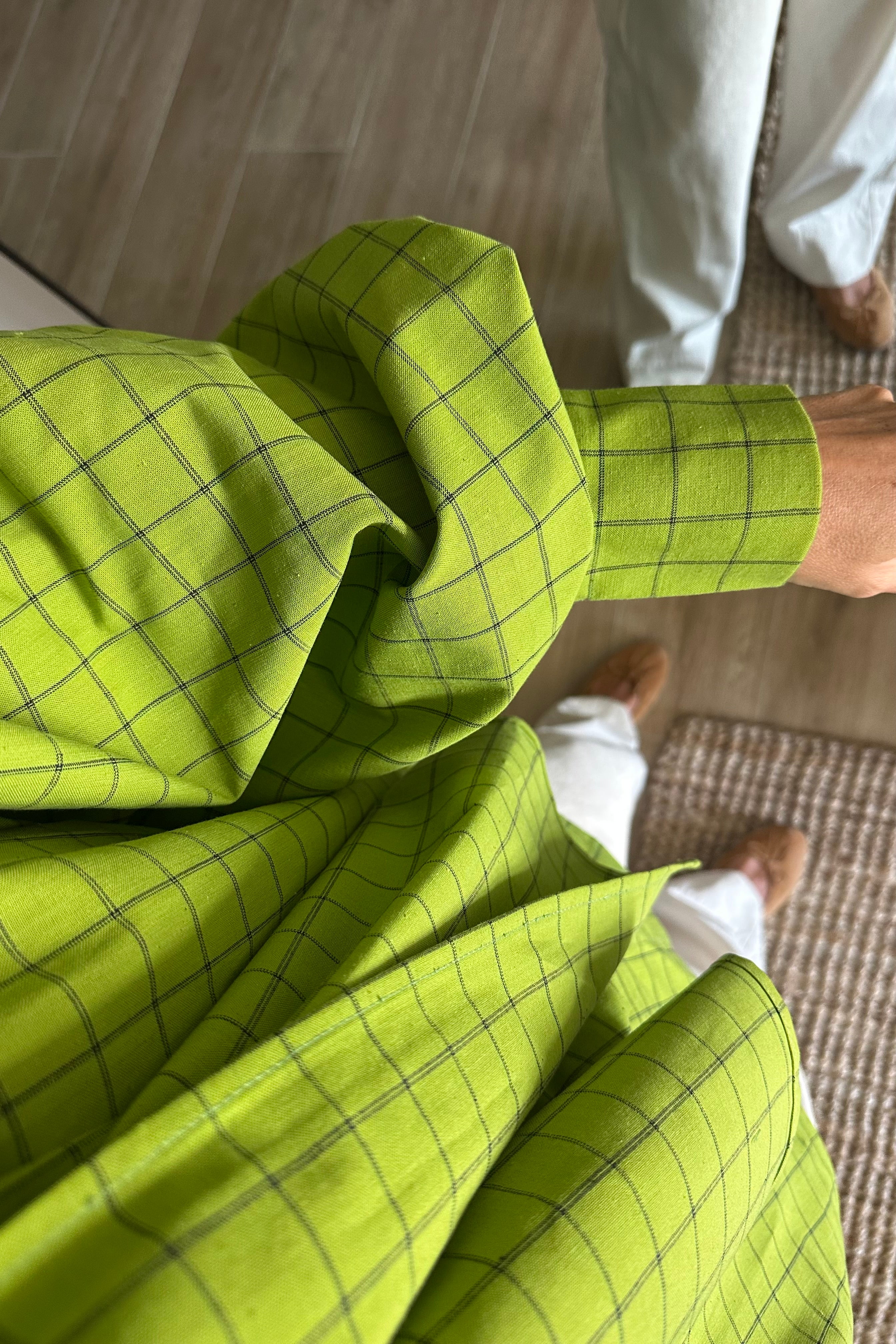 Camisa Balloon verde