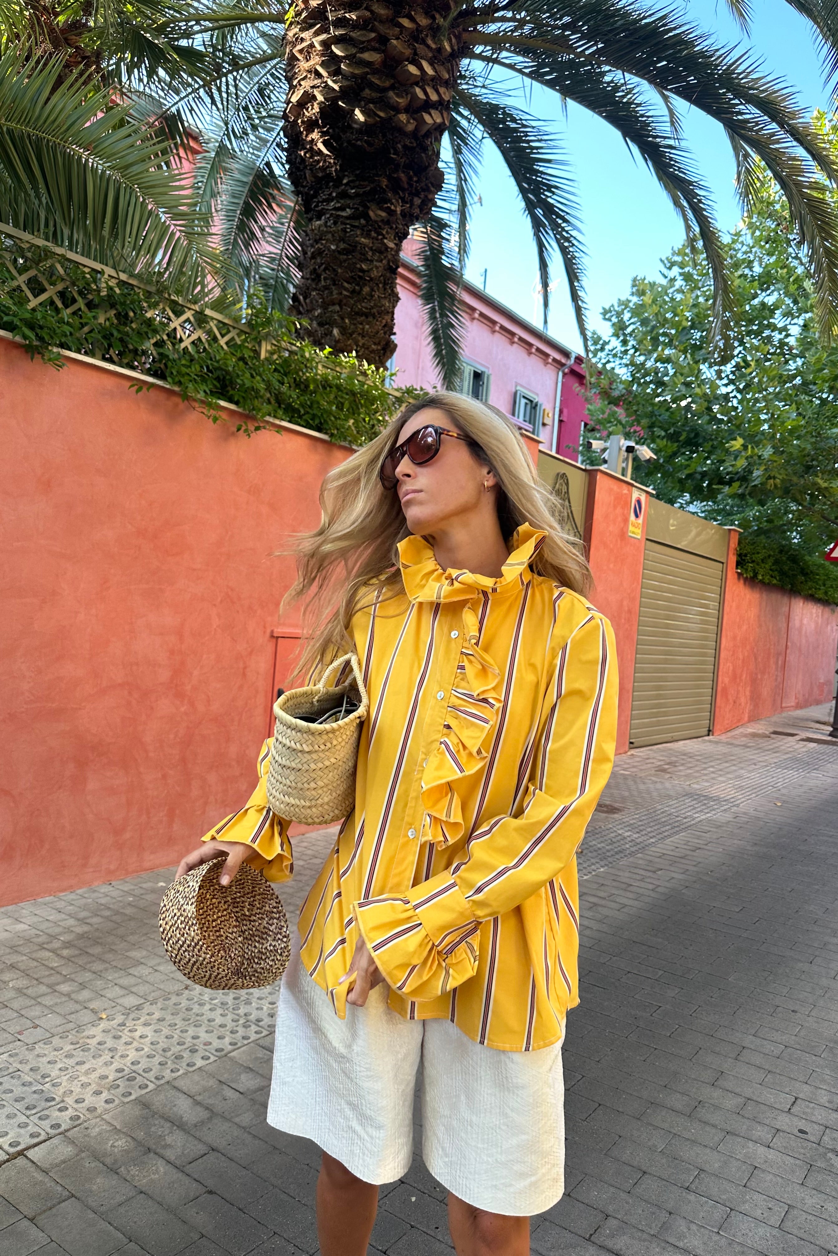 Camisa Vint yellow
