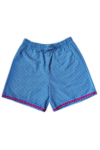 Bermudas vichy azul