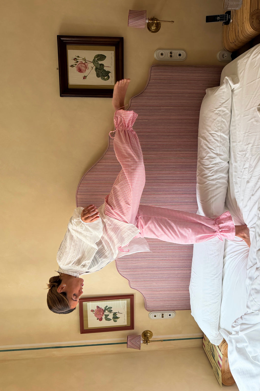 Pantalón vichy pink