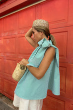 Cargar imagen en el visor de la galería, Top ruffle rayas green