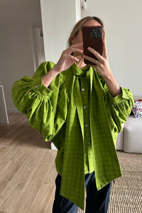 Camisa Balloon verde