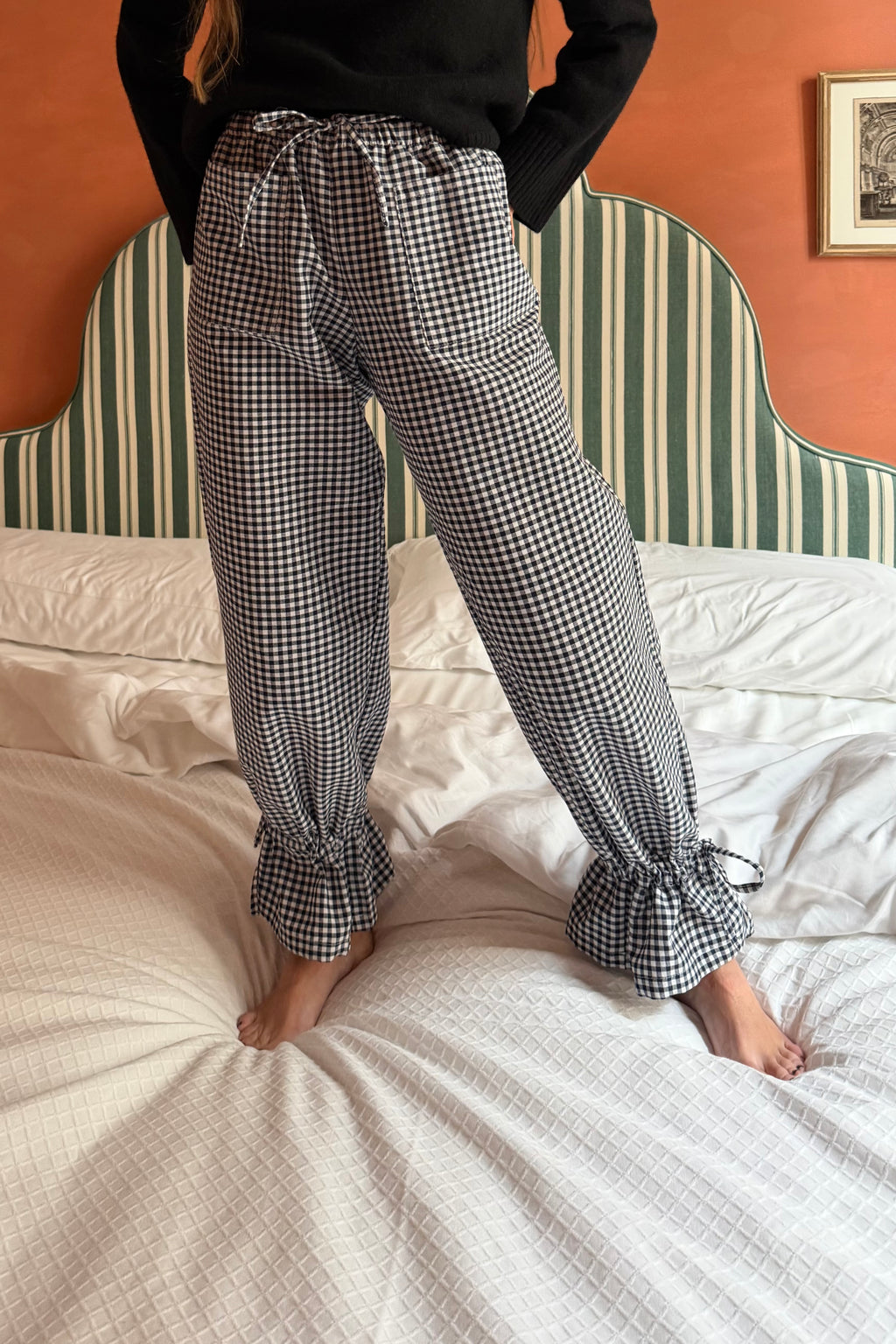 Pantalón vichy black