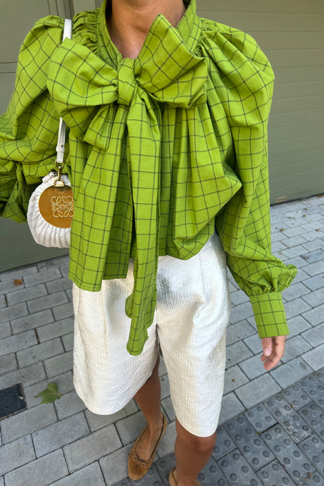Camisa Balloon verde