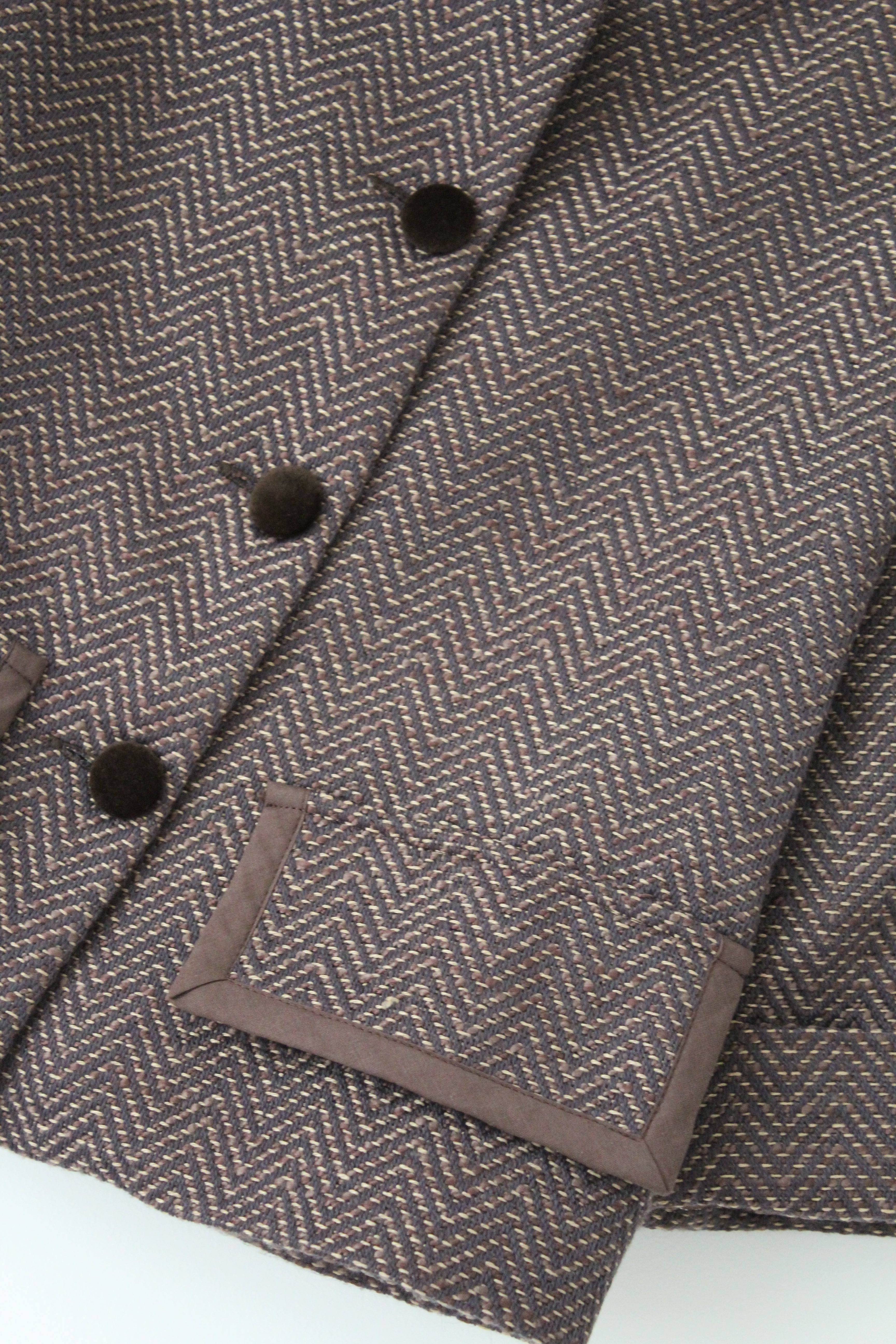 Jackie zig zag brown