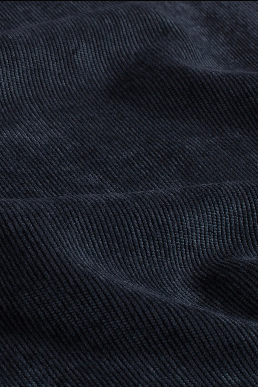 Pantalón balloon pana azul