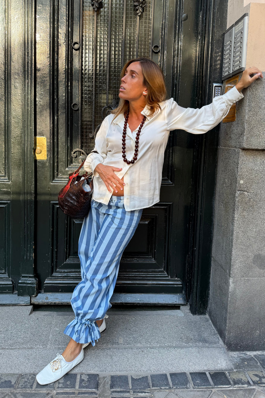 Pantalón stripes navy