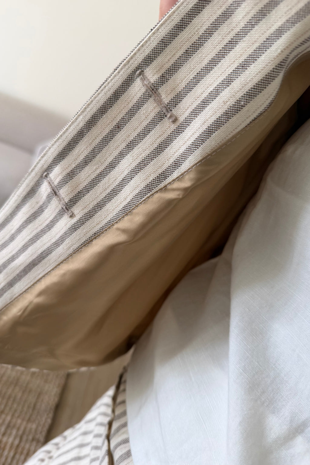 Jackie stripes gris