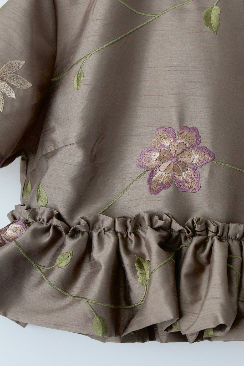 Conjunto cuerpo y falda flores