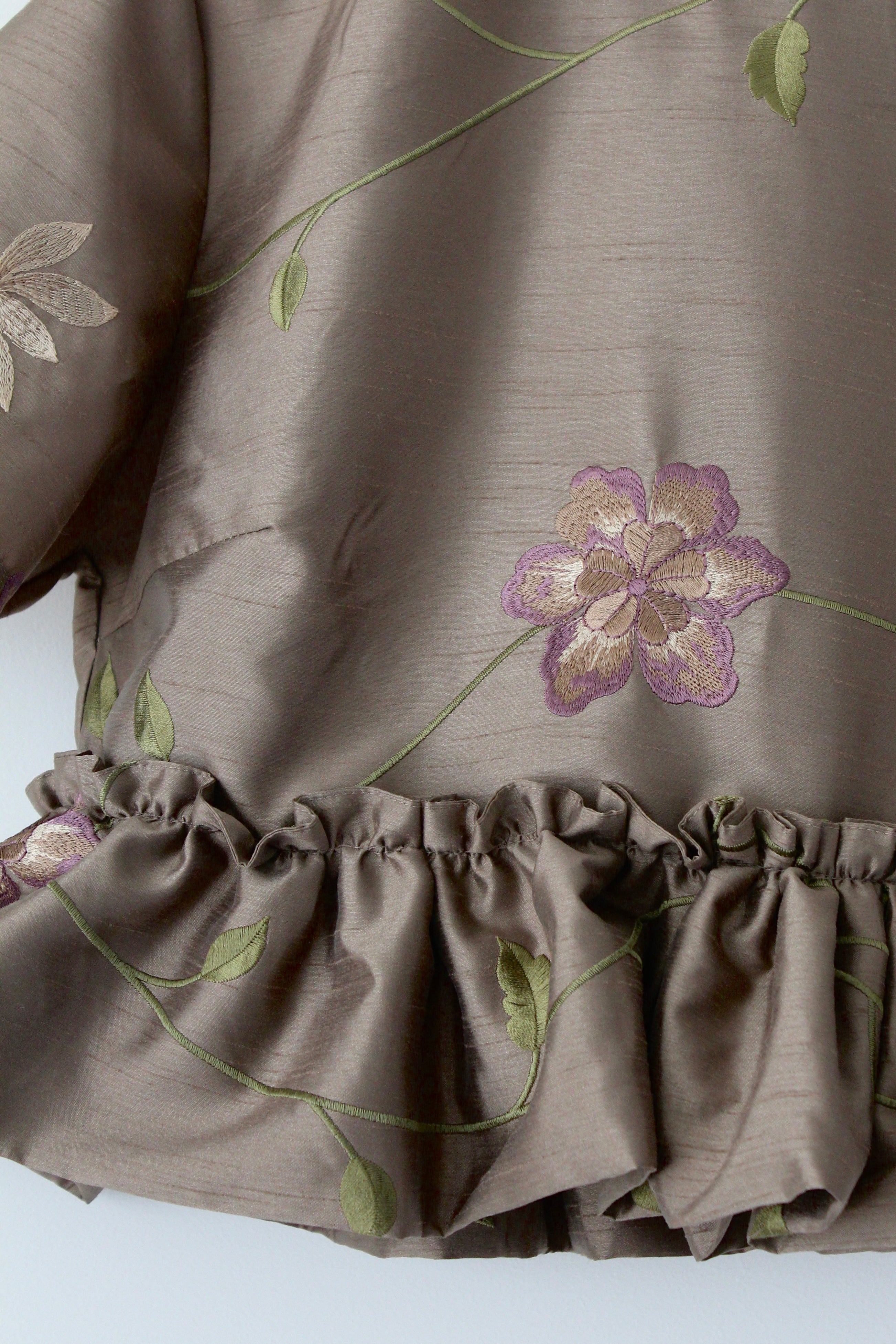 Conjunto cuerpo y falda flores