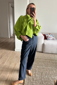 Camisa Balloon verde