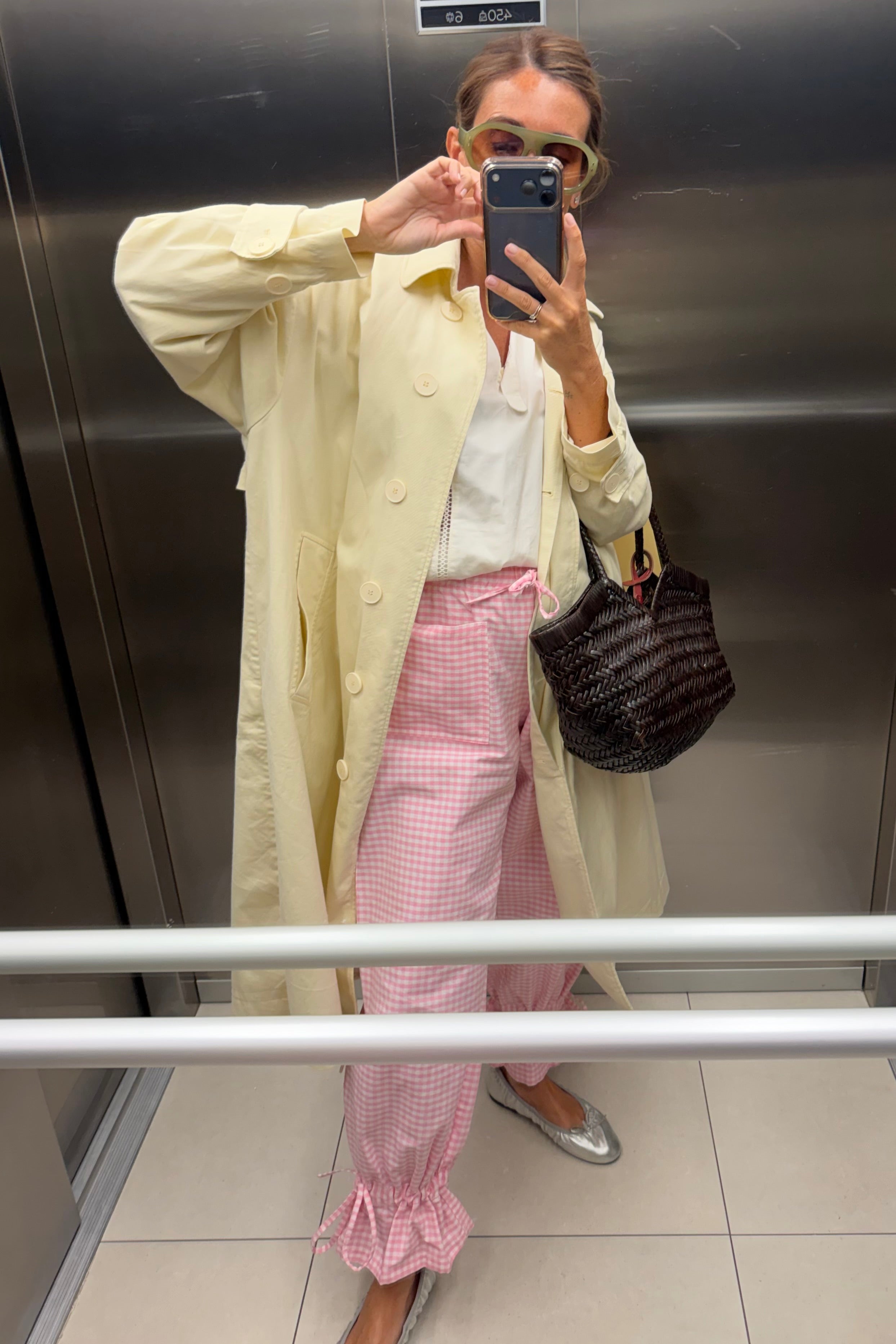 Pantalón vichy pink