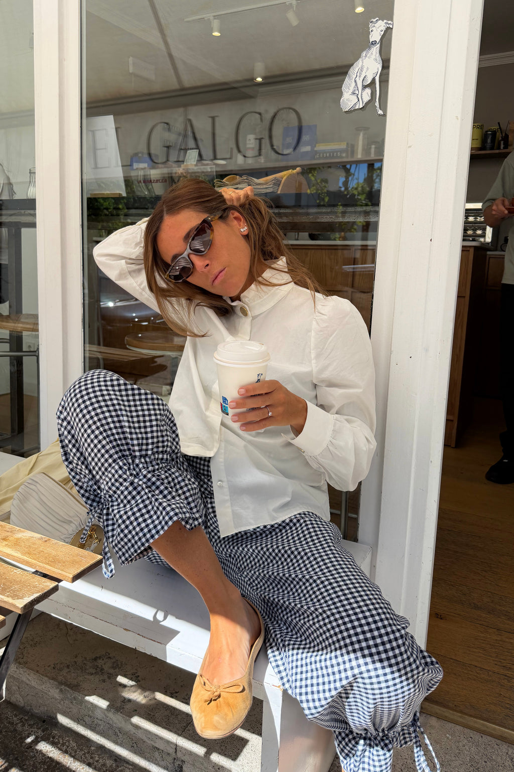 Pantalón vichy black