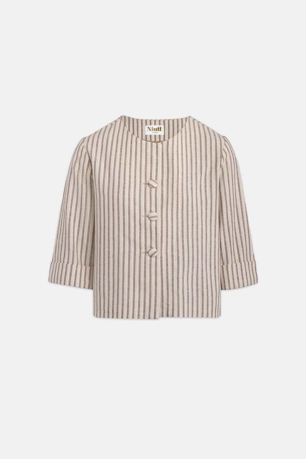 Jackie stripes gris