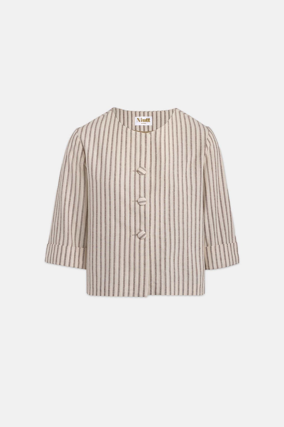 Jackie stripes gris